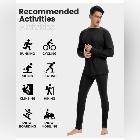 Men's 100% Merino Wool Base - Picture 5 of 6